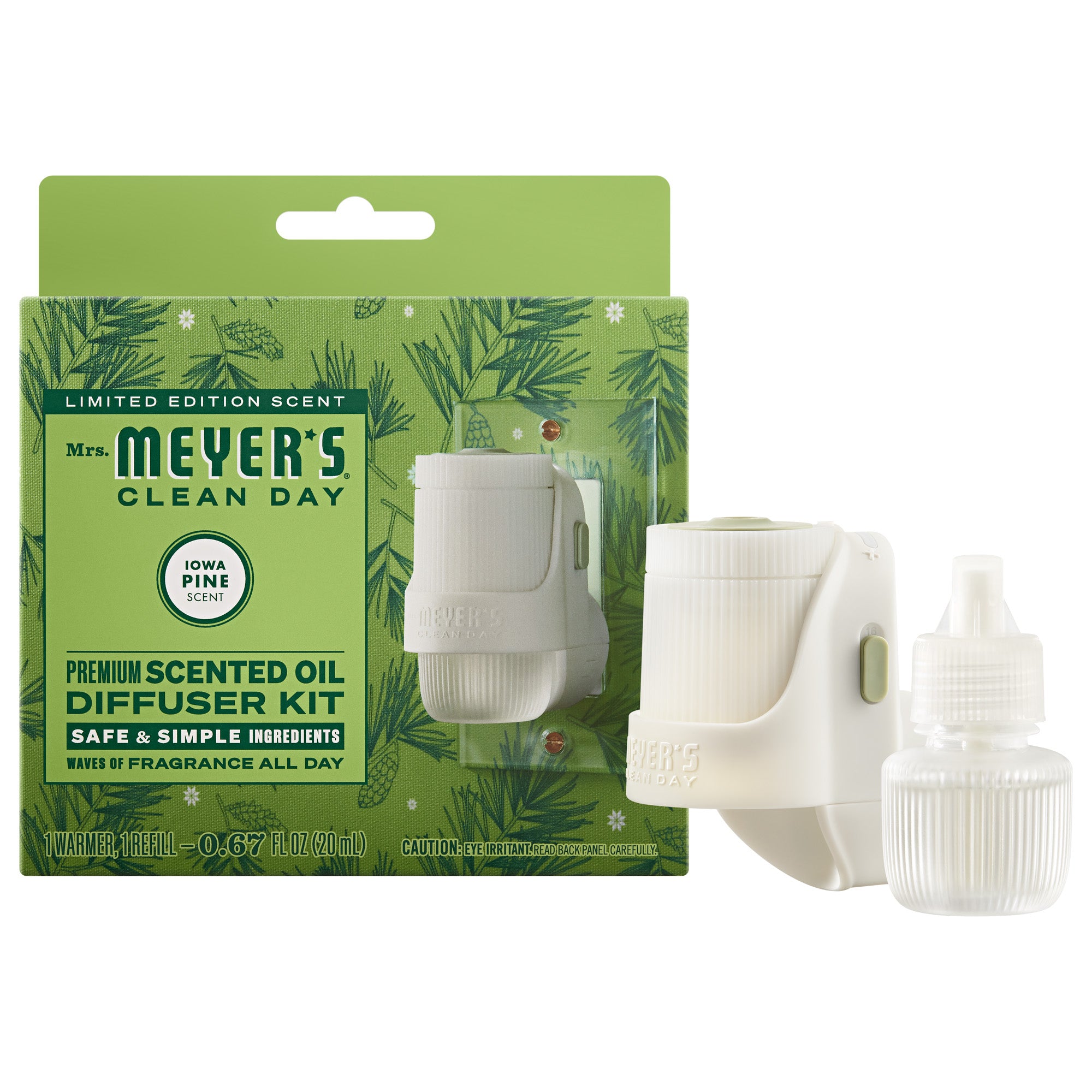 Iowa Pine Plug In Scented Oil Warmer With Refill